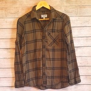 express plaid shirt